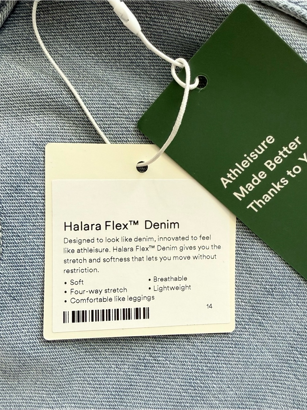 Halara Flex™ Asymmetric Low Rise Baggy Wide Leg Casual Jeans M Medium NWT - Picture 14 of 15